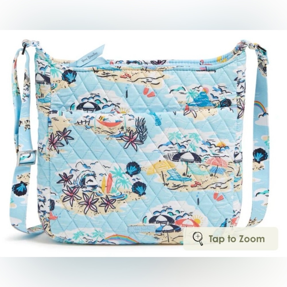 **NWT**Vera Bradley  Beach Treasures XL Crossbody Bag